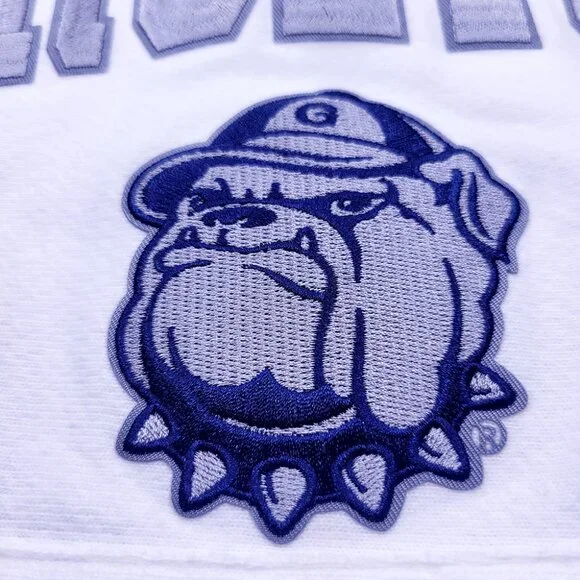 Champion Georgetown Hoyas White Pullover Sweatshirt Hoodie - Picture 4 of 8